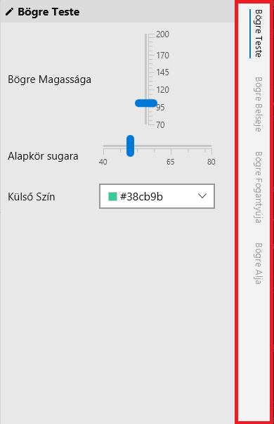 Szerkesztő fülek